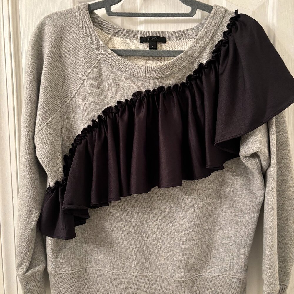 Flouncy Ruffle Sweatshirt
